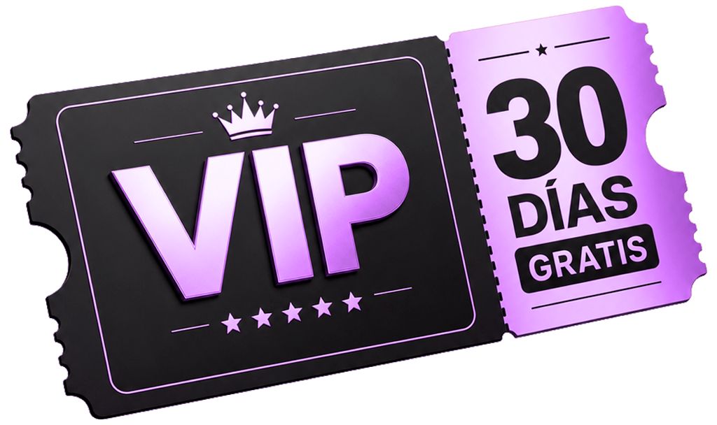 Ticket VIP 30 días gratis